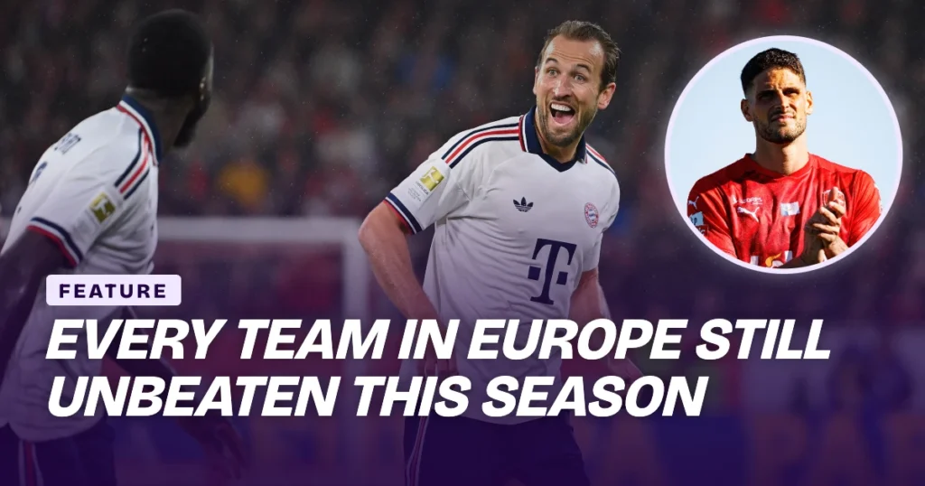 Every team in Europe still unbeaten this season